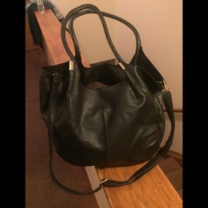 Black PU  leather purse